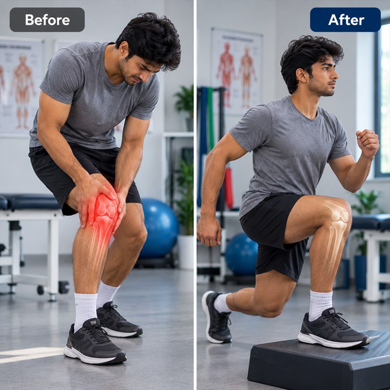 Knee Pain Recovery Before and After